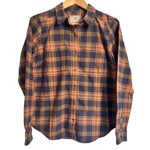 Royal Robbin’s Lieback Flannel Size Small Women’s Organic Cotton NWT Plaid Butto
